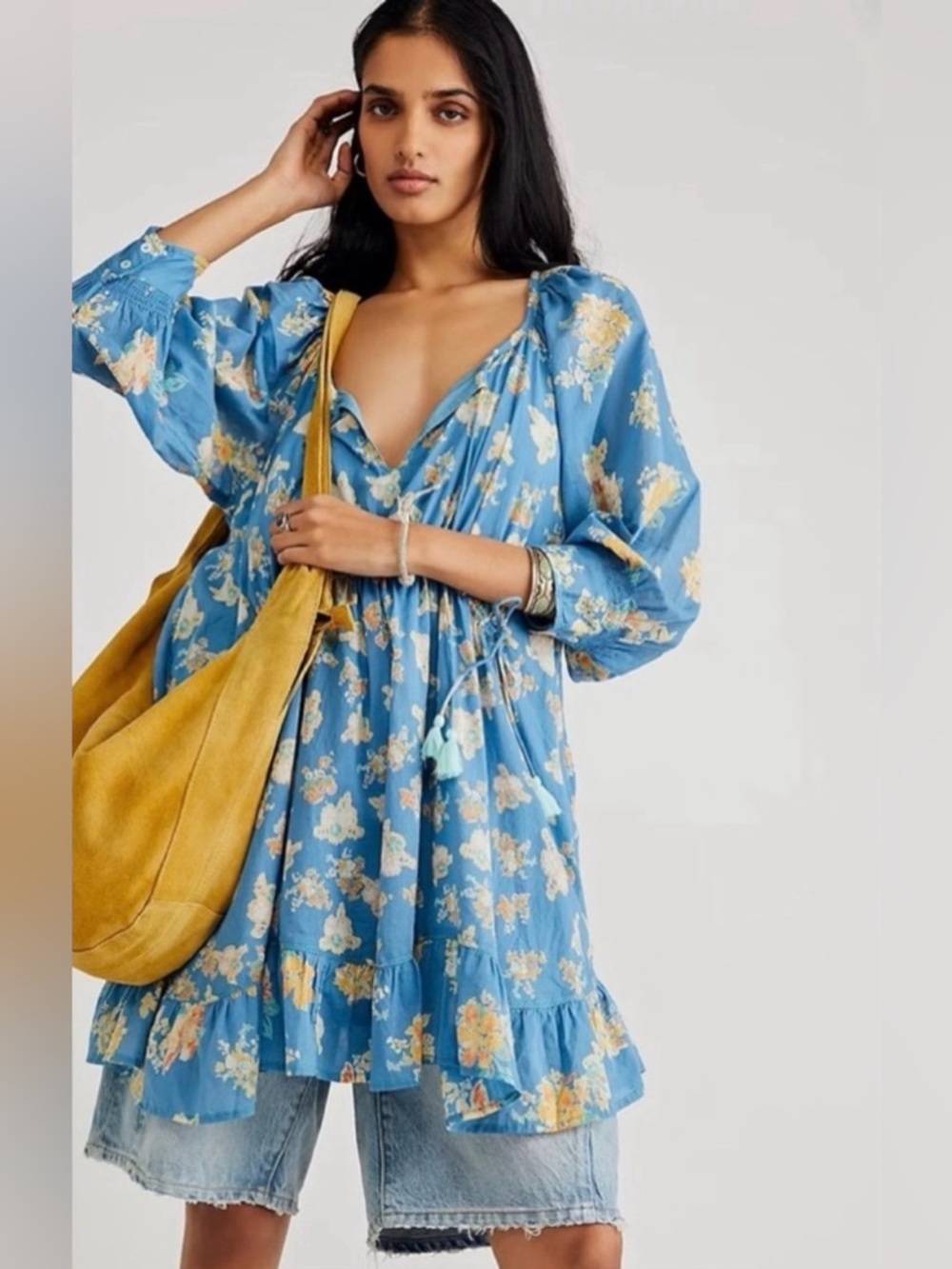 Free People | Camella Floral Print Minidress XS